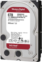 WD RED NAS WD60EFAX 6TB 3.5" 5400RPM 256MB Cache SATA HDD